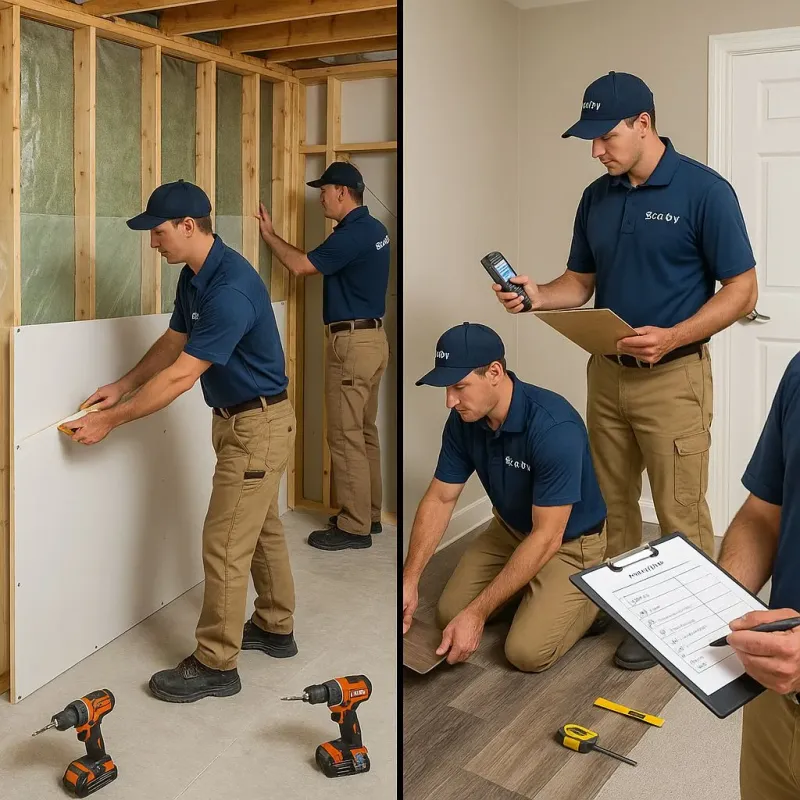 Repairs and Reconstruction process in Florence-Graham, CA